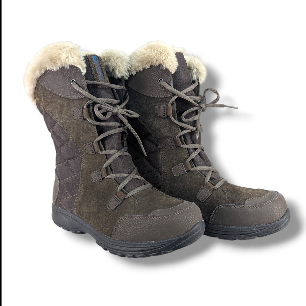 Columbia Minx Mid II Omni-Heat Waterproof Winter Boots‎ Brown Womens 10 - Picture 6 of 10